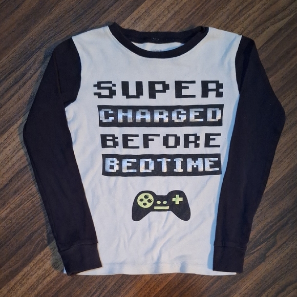 💥Buy2Get1Free💥Carter's Black and White Long Sleeve Shirt - Picture 1 of 2